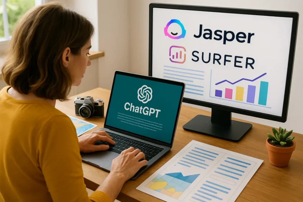 Как продвигать туризм с помощью ChatGPT, Jasper и SurferSEO: разбор инструментов